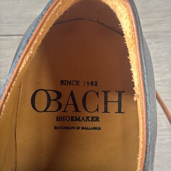 OBACH SHOEMAKER OXFORD SHOE MADRIS ATLANTIC SIZE 7 40EURO NEW IN BOX‎ W/DUSTBAG - Picture 12 of 12